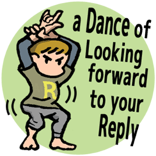 40 dances in my room-1 (English) sticker #5754008