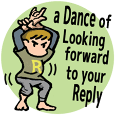 40 dances in my room-1 (English) sticker #5754008