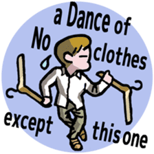 40 dances in my room-1 (English) sticker #5754011