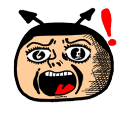 Evil spirit Sticker4 sticker #5754023