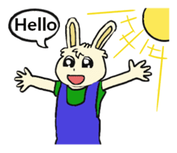 Rabbit Couple sticker #5754692