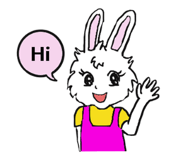 Rabbit Couple sticker #5754693