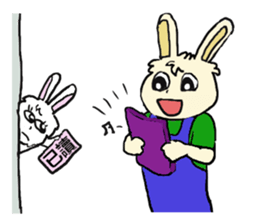 Rabbit Couple sticker #5754698