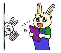 Rabbit Couple sticker #5754698