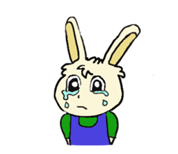 Rabbit Couple sticker #5754700