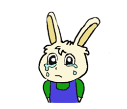 Rabbit Couple sticker #5754700