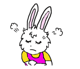 Rabbit Couple sticker #5754701