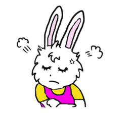 Rabbit Couple sticker #5754701