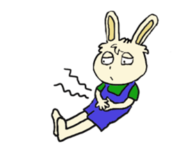 Rabbit Couple sticker #5754702