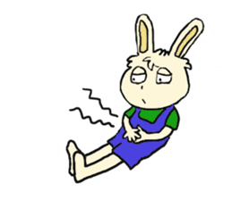 Rabbit Couple sticker #5754702