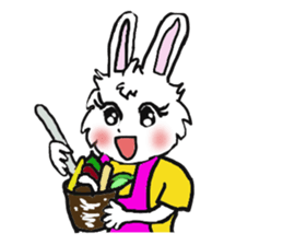 Rabbit Couple sticker #5754705