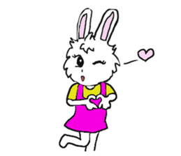 Rabbit Couple sticker #5754707