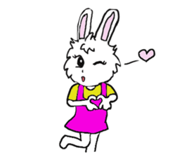 Rabbit Couple sticker #5754707