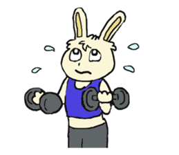 Rabbit Couple sticker #5754708