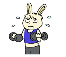 Rabbit Couple sticker #5754708