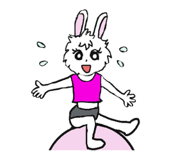 Rabbit Couple sticker #5754709