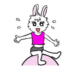 Rabbit Couple sticker #5754709