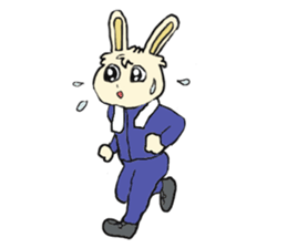 Rabbit Couple sticker #5754710