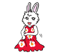 Rabbit Couple sticker #5754711