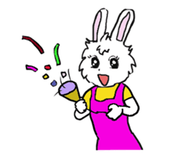 Rabbit Couple sticker #5754723