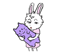 Rabbit Couple sticker #5754729