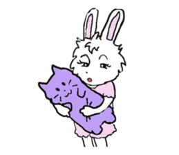 Rabbit Couple sticker #5754729