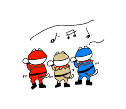 Fukufuku Sentai Manekunja sticker #5754781