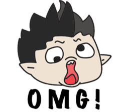 Colin The Little Vampire sticker #5755102