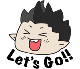 Colin The Little Vampire sticker #5755104