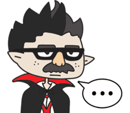 Colin The Little Vampire sticker #5755107