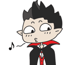 Colin The Little Vampire sticker #5755114
