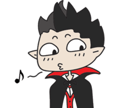 Colin The Little Vampire sticker #5755114