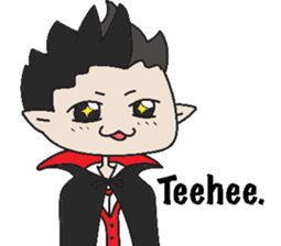 Colin The Little Vampire sticker #5755116