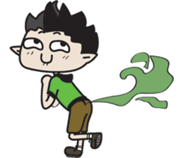 Colin The Little Vampire sticker #5755130