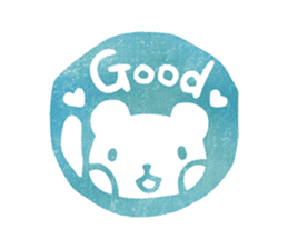 "Hanko" of Kawaii for reply! (English) sticker #5755620