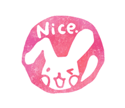 "Hanko" of Kawaii for reply! (English) sticker #5755622