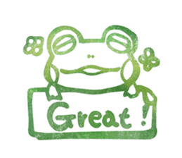 "Hanko" of Kawaii for reply! (English) sticker #5755627