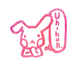 "Hanko" of Kawaii for reply! (English) sticker #5755633