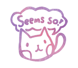 "Hanko" of Kawaii for reply! (English) sticker #5755648