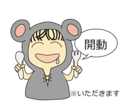 Headdress Girl  Part2 sticker #5755852