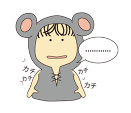 Headdress Girl  Part2 sticker #5755862