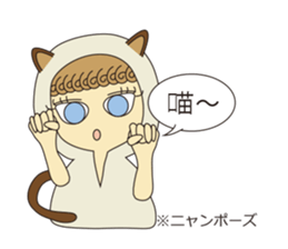 Headdress Girl  Part2 sticker #5755885