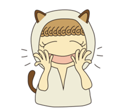 Headdress Girl  Part2 sticker #5755889