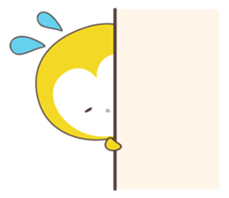 Yellow owl of happiness ver2 sticker #5756111