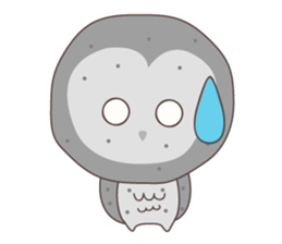 Yellow owl of happiness ver2 sticker #5756120