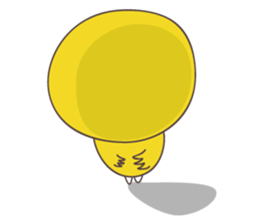 Yellow owl of happiness ver2 sticker #5756129