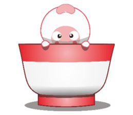 Dumpling village (red beans) sticker #5756448