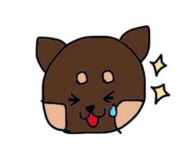 kuno black dog sticker #5756815