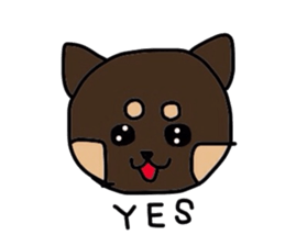 kuno black dog sticker #5756819