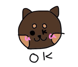 kuno black dog sticker #5756820